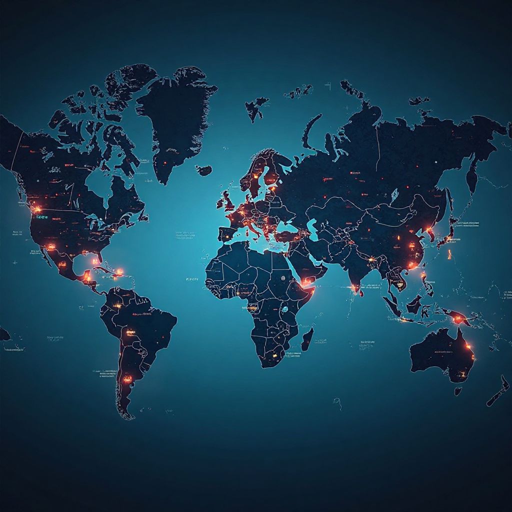 Global expansion icon